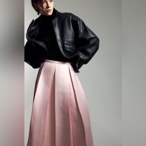 H&M Soft Pink‎ Midi Skirt
